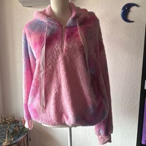Unbranded Size Small pink and purple Fluffy jacket